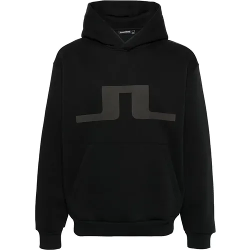 Graphic Hoodie Casual Sweater , male, Sizes: L, M, XL - J.LINDEBERG - Modalova