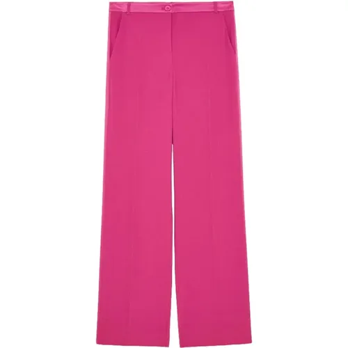 Palazzo pants with smoking details , female, Sizes: S - PATRIZIA PEPE - Modalova