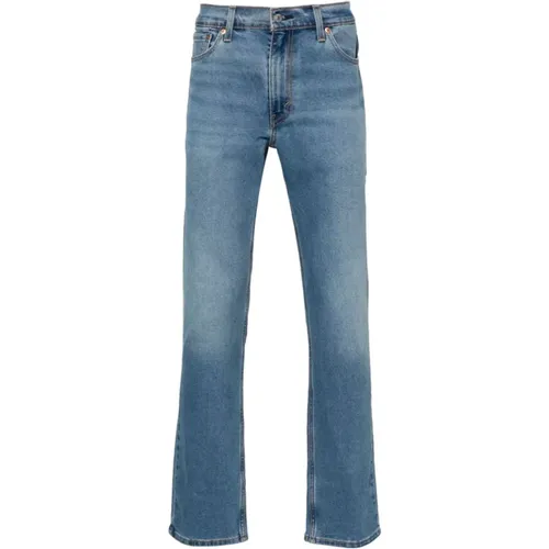 Levi's, Blaue Denim Straight-Leg Jeans , Herren, Größe: W30 - Levis - Modalova