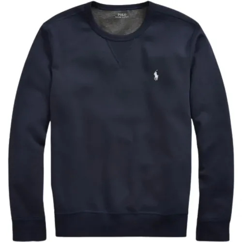 Cotton Blend Sweatshirt with Embroidered Polo Player , male, Sizes: XS, XL, M - Polo Ralph Lauren - Modalova