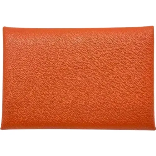 Pre-owned Leather wallets , female, Sizes: ONE SIZE - Hermès Vintage - Modalova