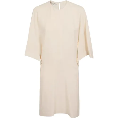 Gesso Cape Short Dress , female, Sizes: S, M - Stella Mccartney - Modalova