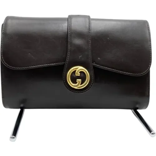 Pre-owned Leder clutches - Gucci Vintage - Modalova