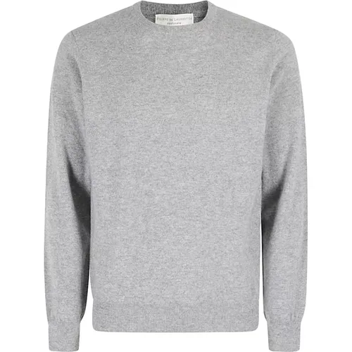 Cashmere Neck Sweater , male, Sizes: M, 2XL, 3XL, XL - Filippo De Laurentiis - Modalova