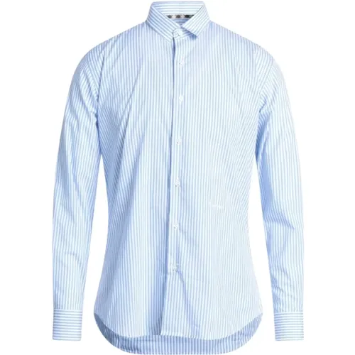 Gestreiftes Baumwollhemd Regular Fit , Herren, Größe: 2XL - Aquascutum - Modalova