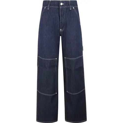 Dunkelblaue S-Wave Cargo Jeans - Stella Mccartney - Modalova