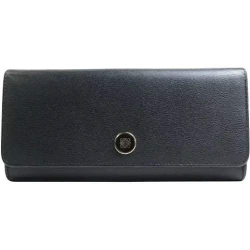 Pre-owned Leather wallets , female, Sizes: ONE SIZE - Loewe Pre-owned - Modalova