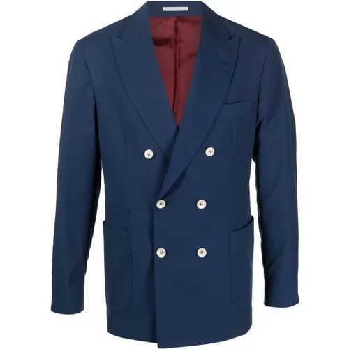 Men's Clothing Jackets C1008 Ss23 , male, Sizes: L - BRUNELLO CUCINELLI - Modalova