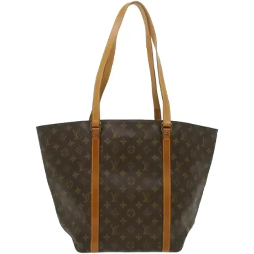 Pre-owned Canvas Shopping Bag , female, Sizes: ONE SIZE - Louis Vuitton Vintage - Modalova
