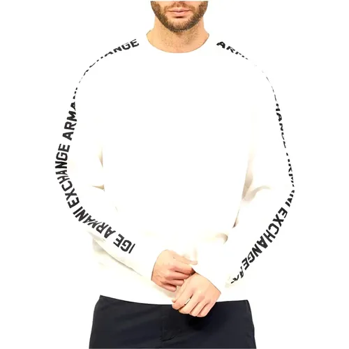 Logo Cotton Sweater , male, Sizes: L, XL - Emporio Armani - Modalova