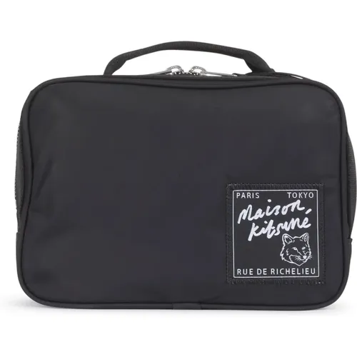 Nylon Bum Bag , male, Sizes: ONE SIZE - Maison Kitsuné - Modalova