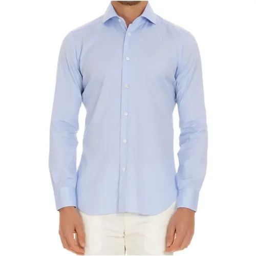 Clear Striped Tailored Cotton Shirt , male, Sizes: M, XL, 2XL, 3XL - Barba - Modalova