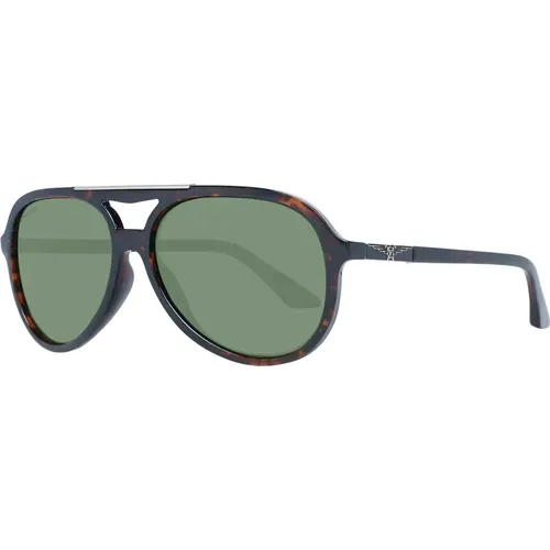 Braune Aviator Sonnenbrille für Männer - Longines - Modalova