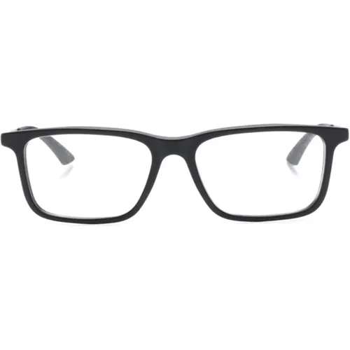 Klassische Schwarze Optische Brille , Herren, Größe: 55 MM - Montblanc - Modalova