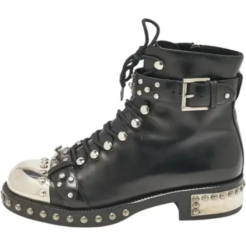 Pre-owned Leder boots - Alexander McQueen Pre-owned - Modalova