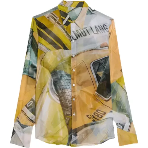 Yellow Relaxed Shirt , male, Sizes: M, S, XS, L - Helmut Lang - Modalova