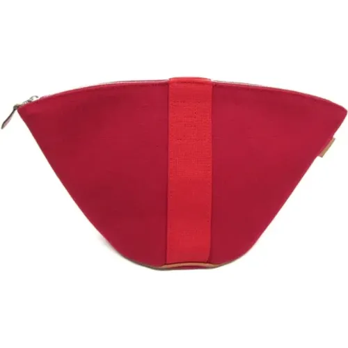 Pre-owned Cotton pouches , female, Sizes: ONE SIZE - Hermès Vintage - Modalova