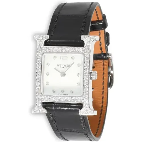 Pre-owned Stainless Steel watches , female, Sizes: ONE SIZE - Hermès Vintage - Modalova