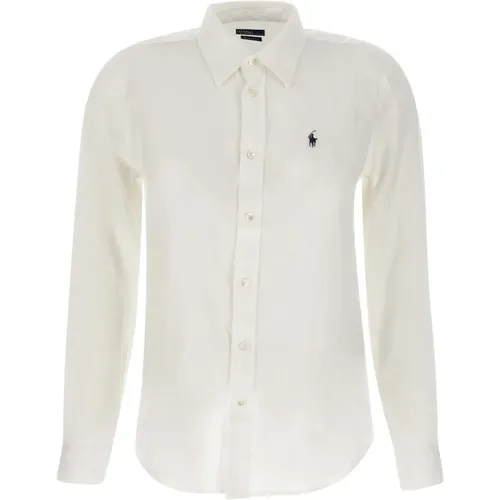 Weiße Polo Shirts , Damen, Größe: L - Ralph Lauren - Modalova
