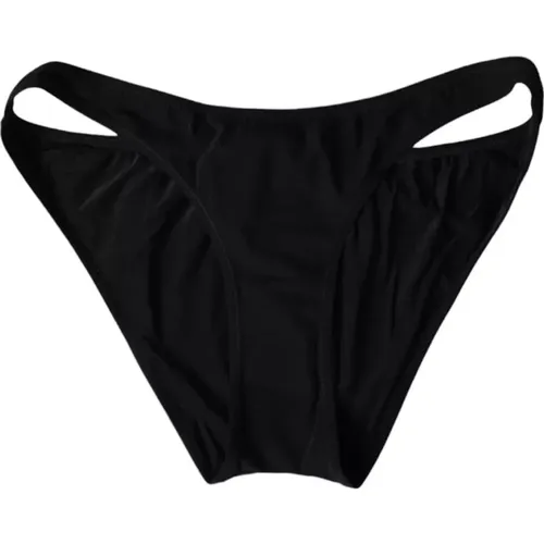 Schwarzer Nylon Bikini Bottom Beachwear - Dolce & Gabbana - Modalova