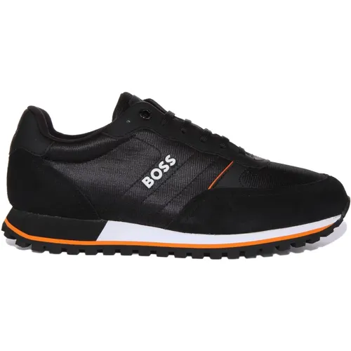 Contemporary Running Trainers Orange Men , male, Sizes: 8 UK - Boss - Modalova