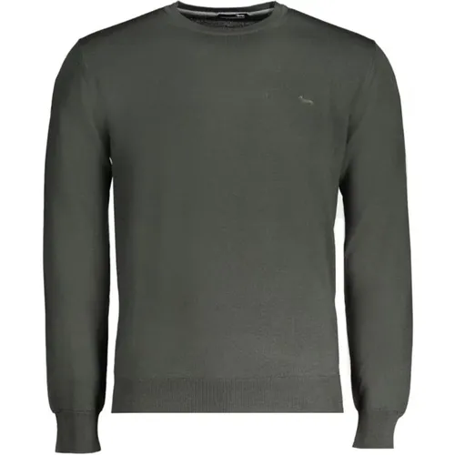 Wool Pullover with Logo Embroidery , male, Sizes: XL, 2XL, S, M, L - Harmont & Blaine - Modalova