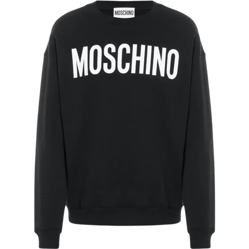 Stylish Crewneck Sweatshirt , male, Sizes: S, M - Moschino - Modalova