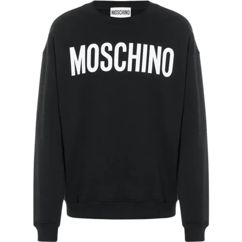 Stylish Crewneck Sweatshirt , male, Sizes: S, M, L, 2XL, XL - Moschino - Modalova