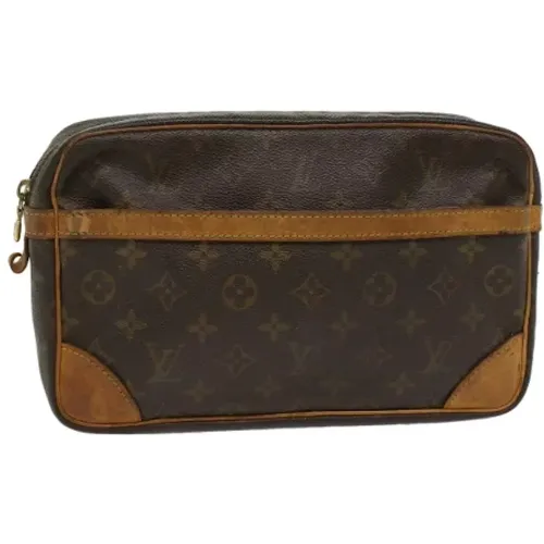 Pre-owned Canvas clutches , female, Sizes: ONE SIZE - Louis Vuitton Vintage - Modalova