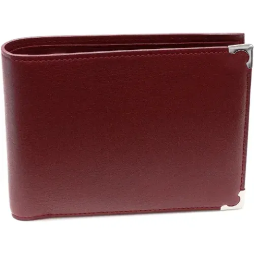 Pre-owned Leather wallets , female, Sizes: ONE SIZE - Cartier Vintage - Modalova