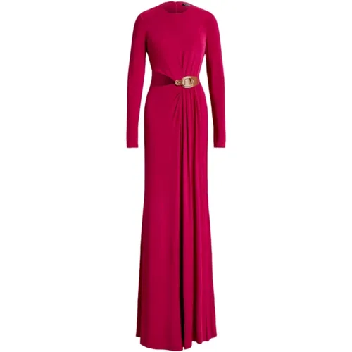 Fuchsia kleid für Frauen , Damen, Größe: 2XS - Ralph Lauren - Modalova