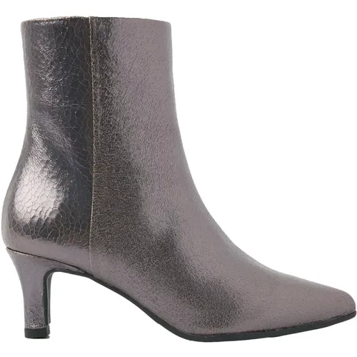 Metallic ankle boots , female, Sizes: 4 UK - Via Vai - Modalova