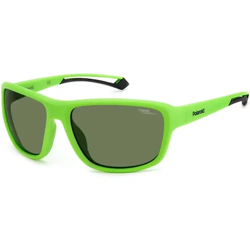 Grüne Polycarbonat-Sonnenbrille Polarisiert Hoher Kontrast - Polaroid - Modalova