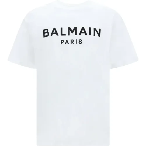 Lässiges Baumwoll-T-Shirt in Verschiedenen Farben - Balmain - Modalova
