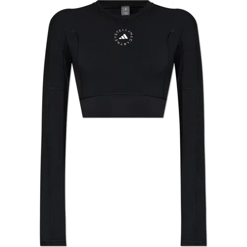 Sports top with logo , female, Sizes: S, M, XS - adidas by stella mccartney - Modalova