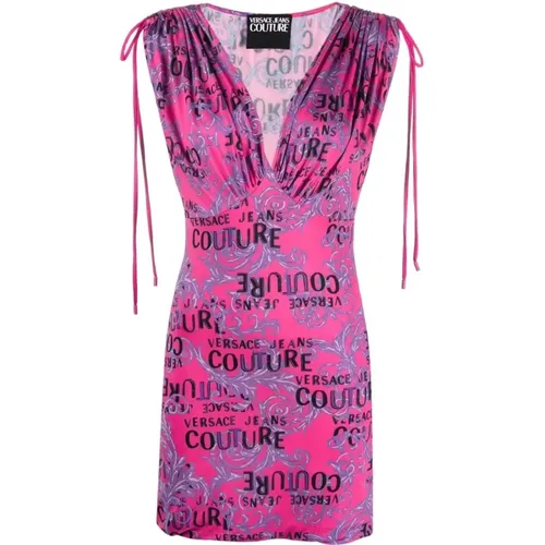 MultiColour Dresses by , female, Sizes: S, M - Versace Jeans Couture - Modalova