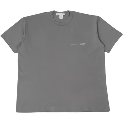 Cotton T-shirt Fm-T026-S24/Gr , male, Sizes: S, XS, M - Comme des Garçons - Modalova