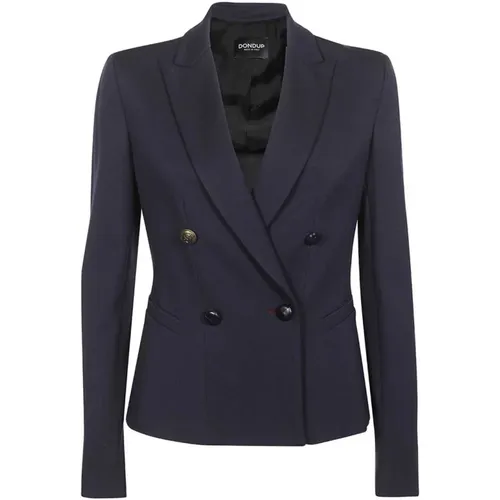 Doppelreihiger Blazer mit Vordertaschen - Dondup - Modalova