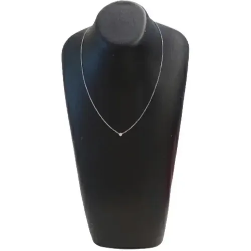 Pre-owned White Gold necklaces , female, Sizes: ONE SIZE - Cartier Vintage - Modalova