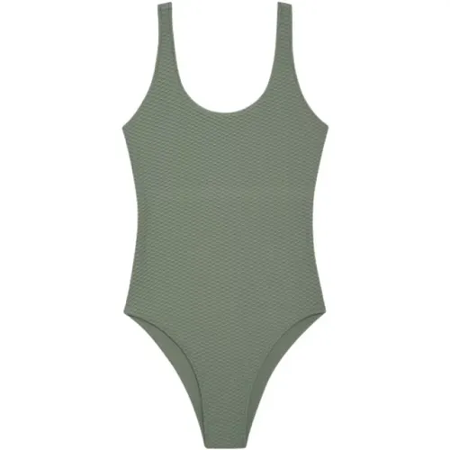 Jace Grün 1-teiliger Badeanzug - Farbe: Khaki, Größe: M - Anine Bing - Modalova