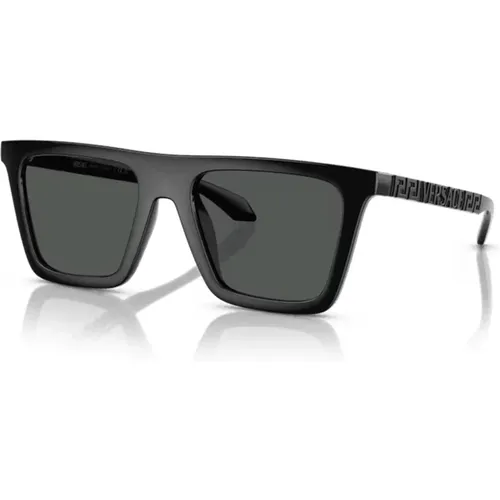 Bold Rectangular Sunglasses , unisex, Sizes: 53 MM - Versace - Modalova