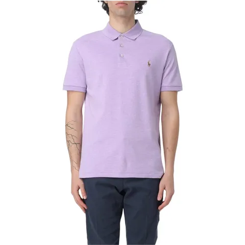 Short Sleeve Interlock Polo Shirt , male, Sizes: L, M, S - Polo Ralph Lauren - Modalova
