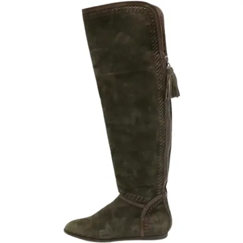 Pre-owned Leder boots , Damen, Größe: 38 EU - Jimmy Choo Pre-owned - Modalova