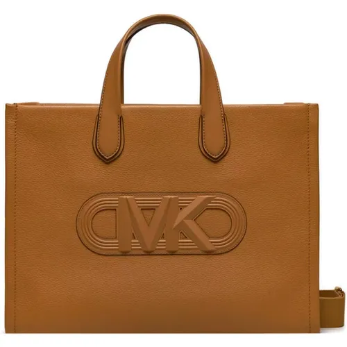 Leather Tote Bag , female, Sizes: ONE SIZE - Michael Kors - Modalova