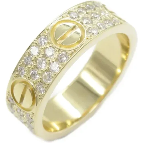 Pre-owned White Gold rings , female, Sizes: ONE SIZE - Cartier Vintage - Modalova