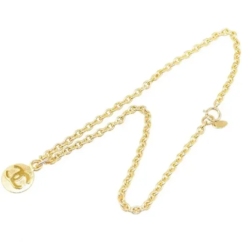 Pre-owned Metal necklaces , female, Sizes: ONE SIZE - Chanel Vintage - Modalova