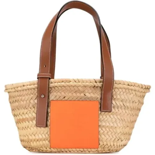 Pre-owned Raffia handbags , female, Sizes: ONE SIZE - Loewe Pre-owned - Modalova