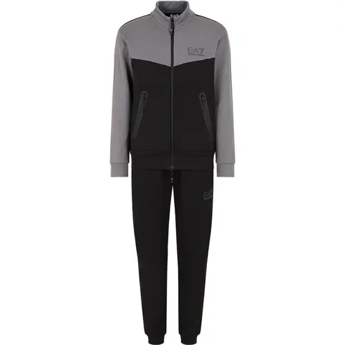 Sporty Tracksuit Set for Men , male, Sizes: S, L, 2XL, XL - Emporio Armani EA7 - Modalova