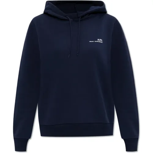 Item hoodie with logo , female, Sizes: S, M, XS - A.p.c. - Modalova