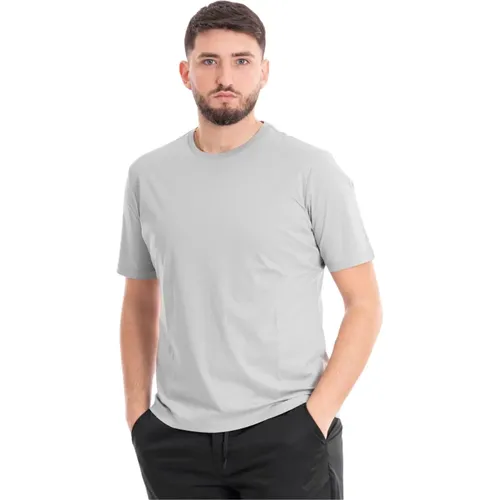 Baumwoll-Rundhalsausschnitt Herren T-Shirt , Herren, Größe: XL - People of Shibuya - Modalova